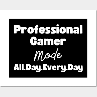 Professional Gamer Posters and Art